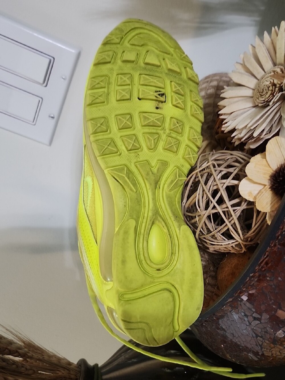 Nike Bright Neon Yellow Athletic Shoe CW7028_700 - Picture 6 of 11